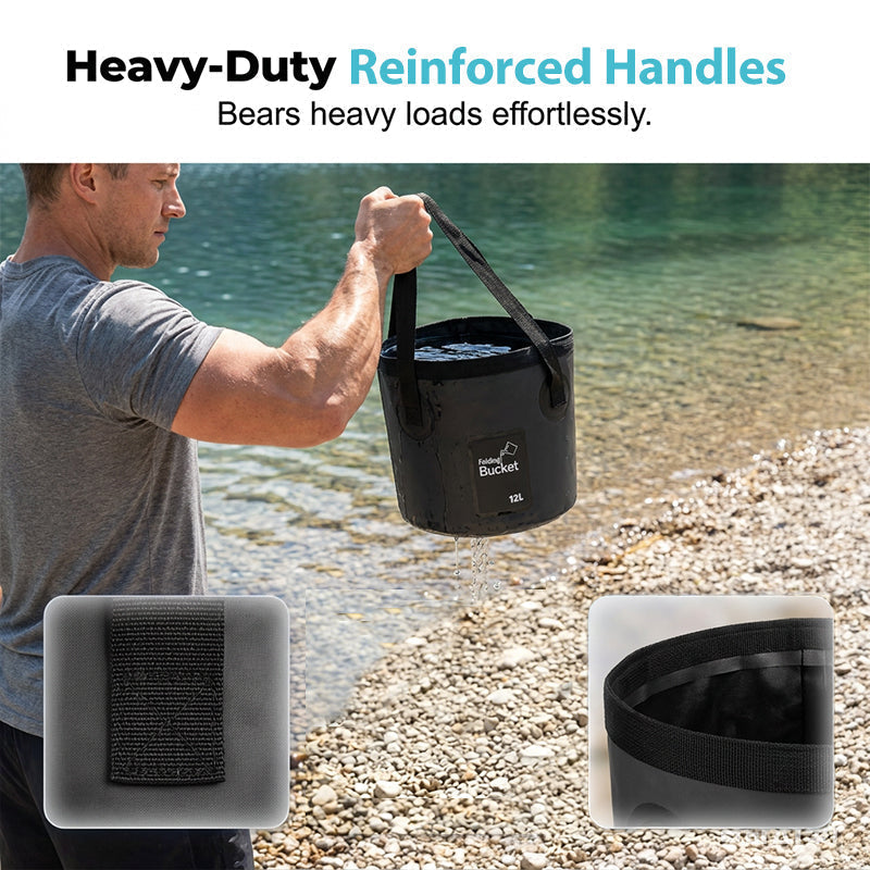 ⏳Tiempo limitado – 50% DESCUENTO⏰Cubo plegable portátil para acampar y pescar al aire libre