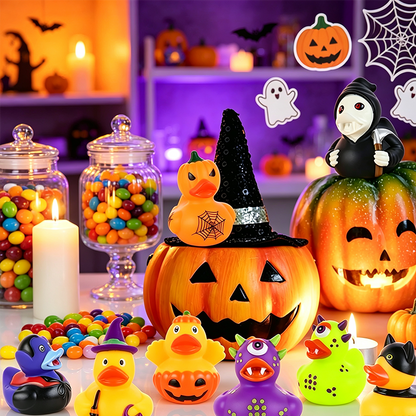 🎉 Oferta 2026 — ¡Más de 24.600 unidades vendidas! 💞 Patito de baño de Halloween para niños – Divertido, con toque misterioso y ideal para la diversión en el baño 🦆🎃✨