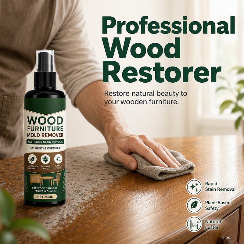 🔥Gran Oferta 50% DESCUENTO🔥 Spray Eliminador de Moho Multisuperficie – Sin Lejía, ideal para muebles de madera🪑