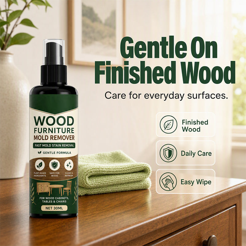 🔥Gran Oferta 50% DESCUENTO🔥 Spray Eliminador de Moho Multisuperficie – Sin Lejía, ideal para muebles de madera🪑