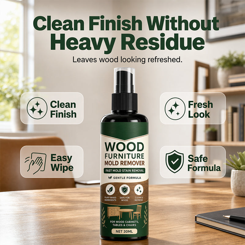 🔥Gran Oferta 50% DESCUENTO🔥 Spray Eliminador de Moho Multisuperficie – Sin Lejía, ideal para muebles de madera🪑