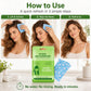 Toallitas limpiadoras para cabello portátiles sin agua