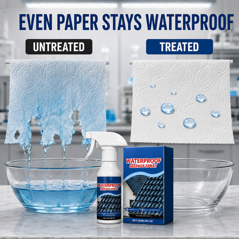 Spray impermeabilizante contra filtraciones para reparaciones de cocina y baño