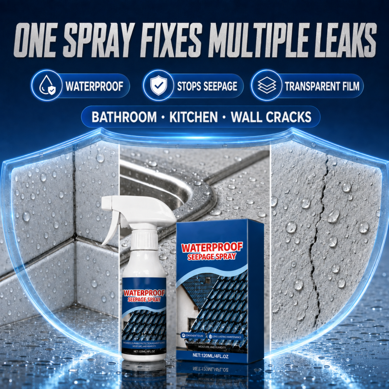 Spray impermeabilizante contra filtraciones para reparaciones de cocina y baño