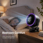 Ventilador USB portátil con pantalla digital