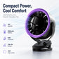 Ventilador USB portátil con pantalla digital