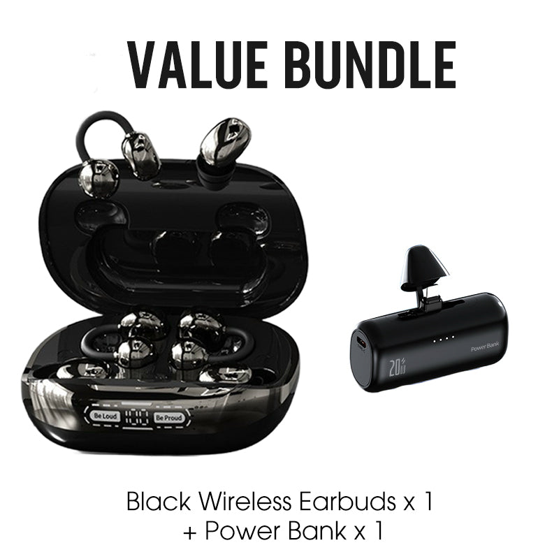 🎁Novedad 2026 - 50% DE DESCUENTO💥Auriculares Bluetooth 6.0 – 96H de reproducción, diseño 2 en 1 y reducción de ruido con IA 🎵