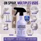 Spray limpiador multiusos de bicarbonato de sodio