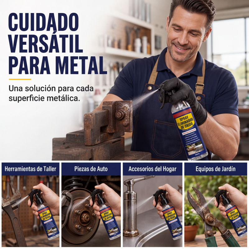 Spray removedor de óxido multiusos y lubricante