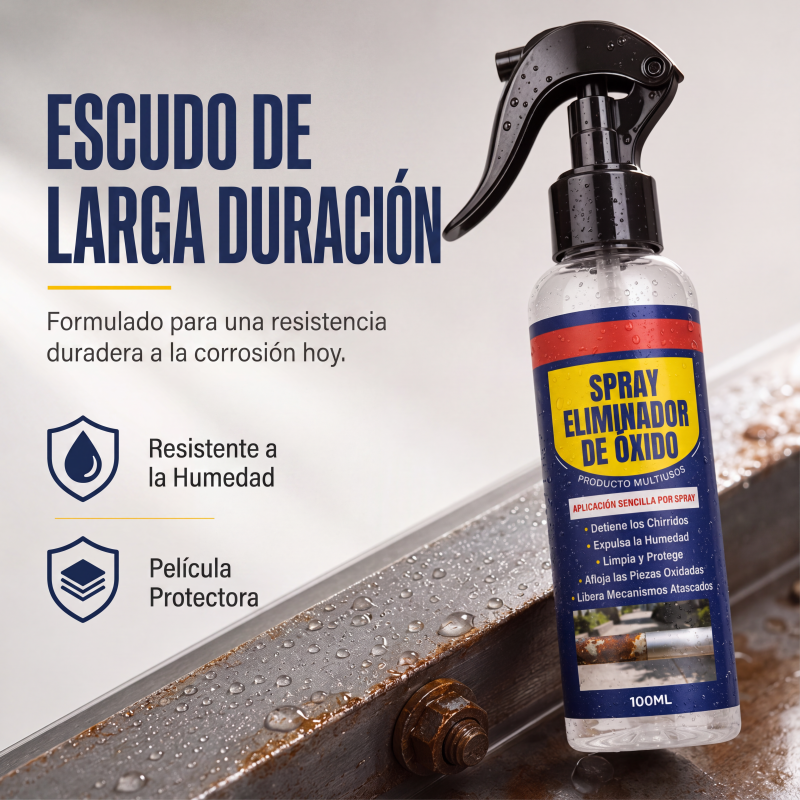 Spray removedor de óxido multiusos y lubricante