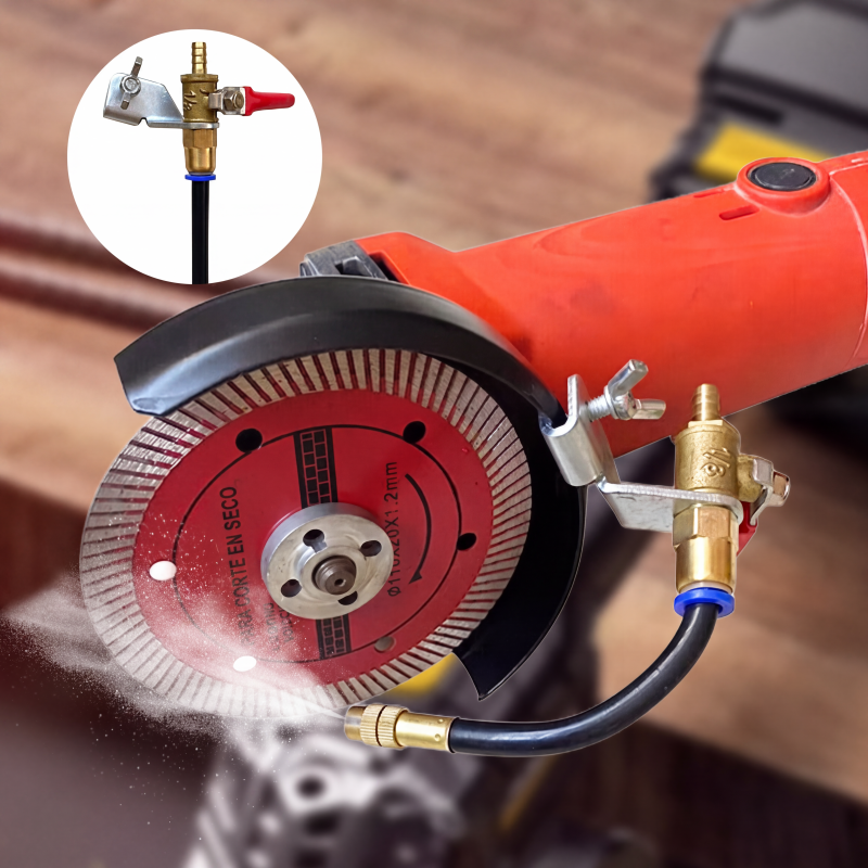🔧 ¡OFERTA LIMITADA DEL 50% DE DESCUENTO! ✨ Pulverizador de Agua Eliminador de Polvo para Máquina de Corte – Con Doble Modo de Pulverización, Tubo de Aluminio Flexible y Antióxido 💧