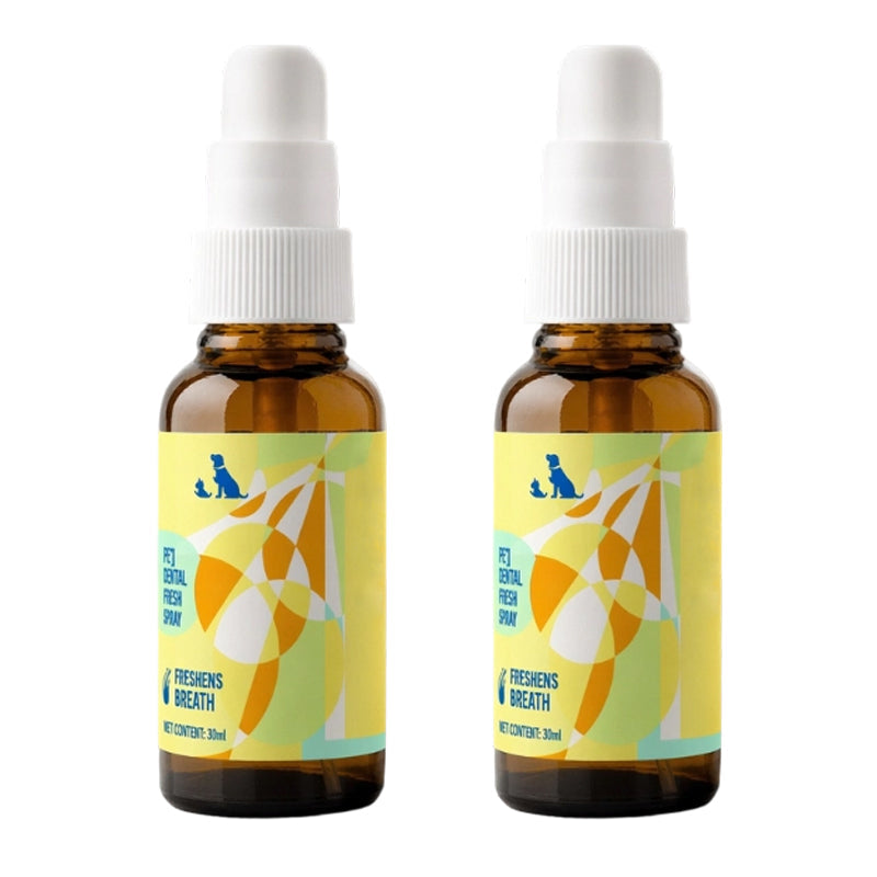 🔥Gran Oferta 50% DESCUENTO🔥 Spray refrescante para el aliento de mascotas – Menta y enzimas, sin necesidad de cepillar🐶