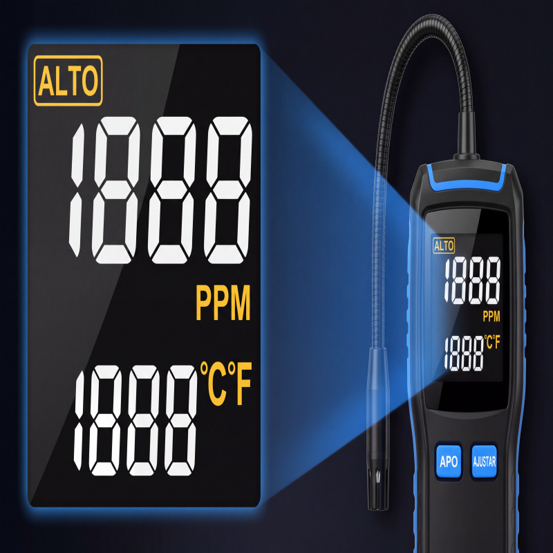 🧪 ¡50% DE DESCUENTO AHORA! ❄️ Detector de fugas de halógenos: sonda de alta sensibilidad, multigas y flexible 🔍