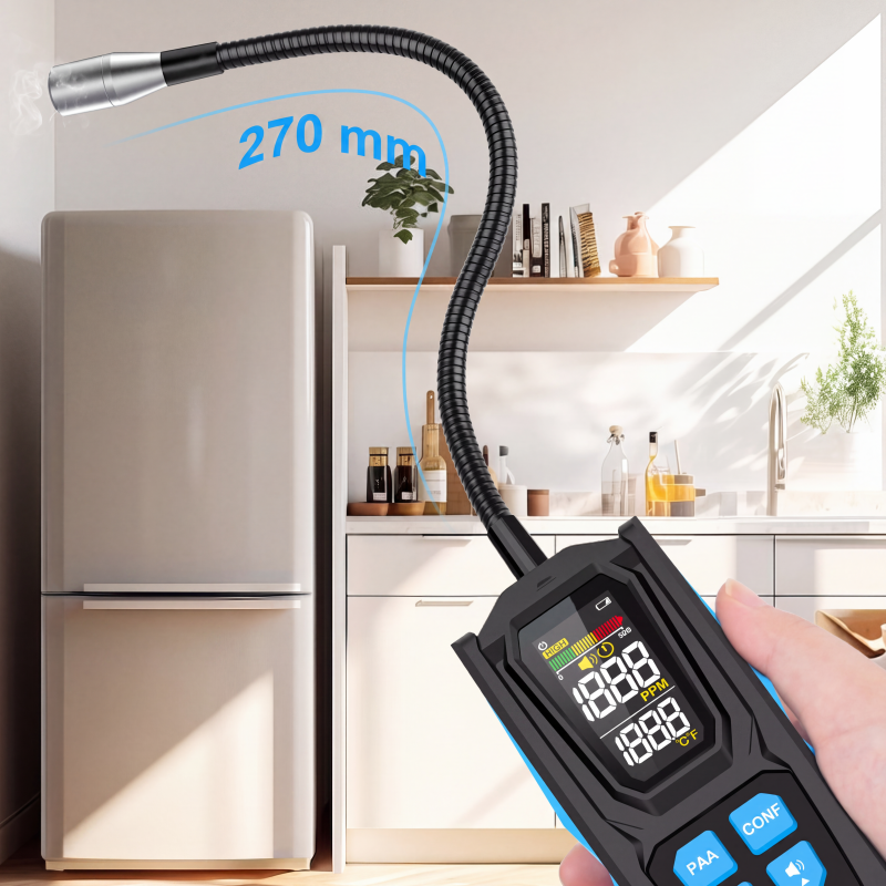 🧪 ¡50% DE DESCUENTO AHORA! ❄️ Detector de fugas de halógenos: sonda de alta sensibilidad, multigas y flexible 🔍