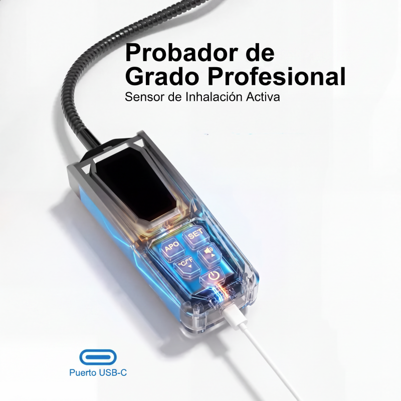 🧪 ¡50% DE DESCUENTO AHORA! ❄️ Detector de fugas de halógenos: sonda de alta sensibilidad, multigas y flexible 🔍