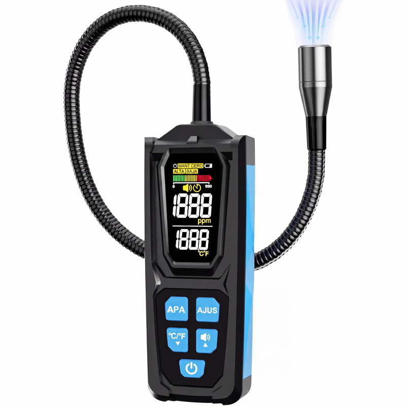 🧪 ¡50% DE DESCUENTO AHORA! ❄️ Detector de fugas de halógenos: sonda de alta sensibilidad, multigas y flexible 🔍