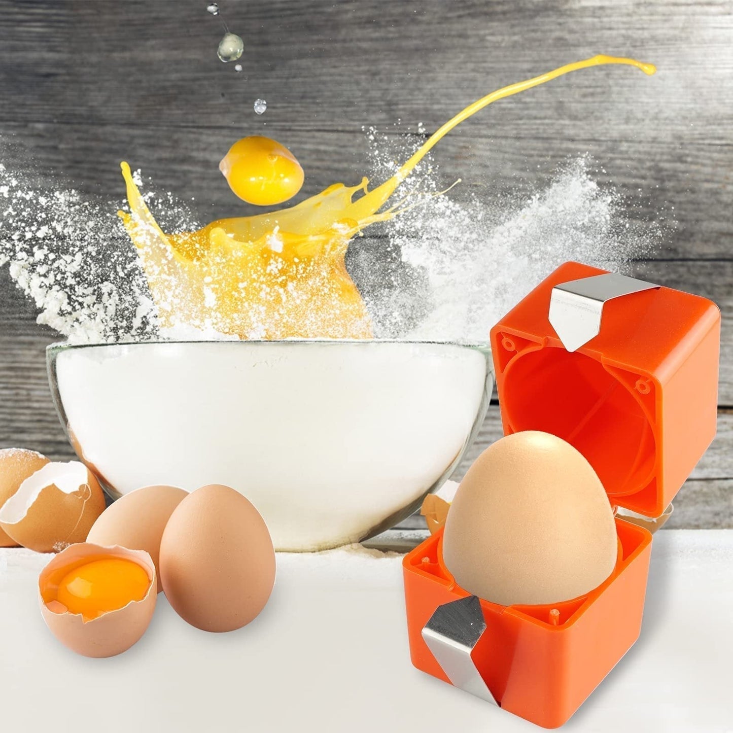 🍳 Herramienta rápida para romper huevos: abre cientos de huevos de forma más rápida y limpia 🔥