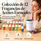Juego de 12 aceites esenciales solubles en agua
