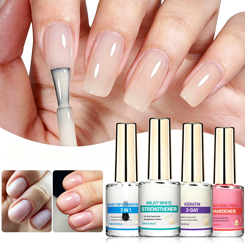 ⏳ ¡Compra 1 y obtén 1 gratis por tiempo limitado!💅 Fortalecedor de uñas profesional con proteína de leche – Tratamiento reforzante para uñas débiles y quebradizas 🛡️✨
