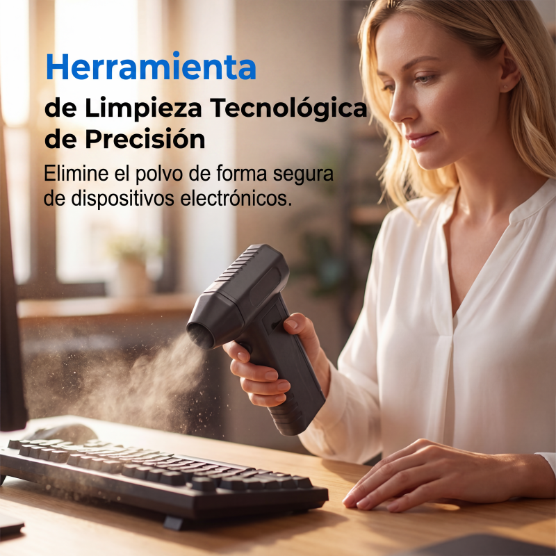 Soplador de aire turbo de alta velocidad inalámbrico con pantalla digital