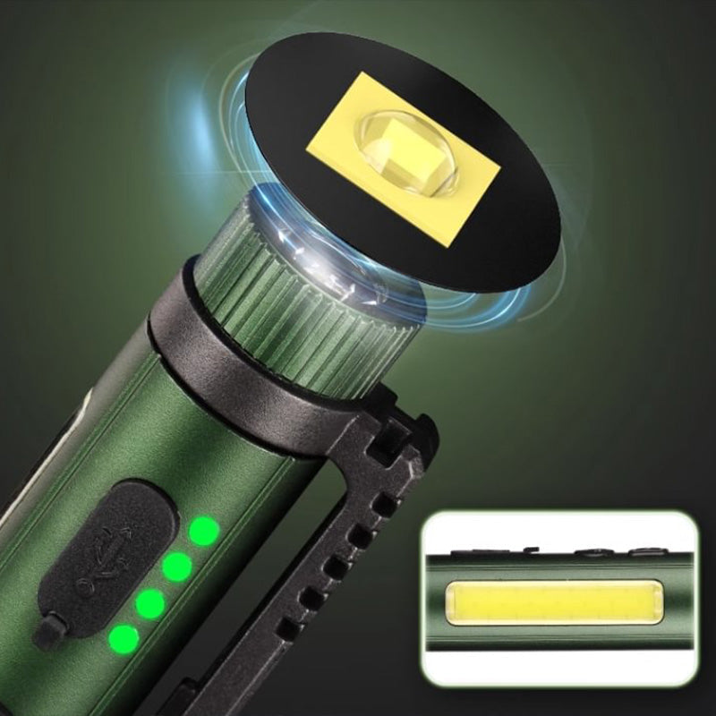 🖊️🧲 Lámpara de Trabajo Magnética Tipo Pluma – Súper Potente, Gira 360° y Manos Libres para Mecánicos y Bricolaje ⚡🔧