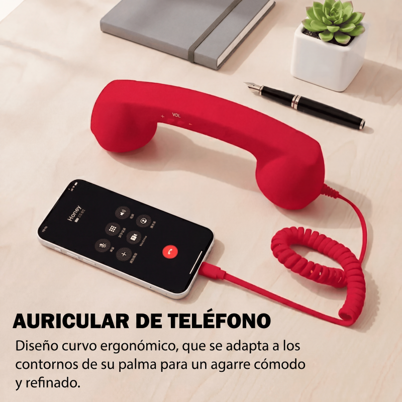 Oferta especial: 50% de descuento por tiempo limitado 🔥🎁Receptor de auricular de línea fija estilo teléfono retro