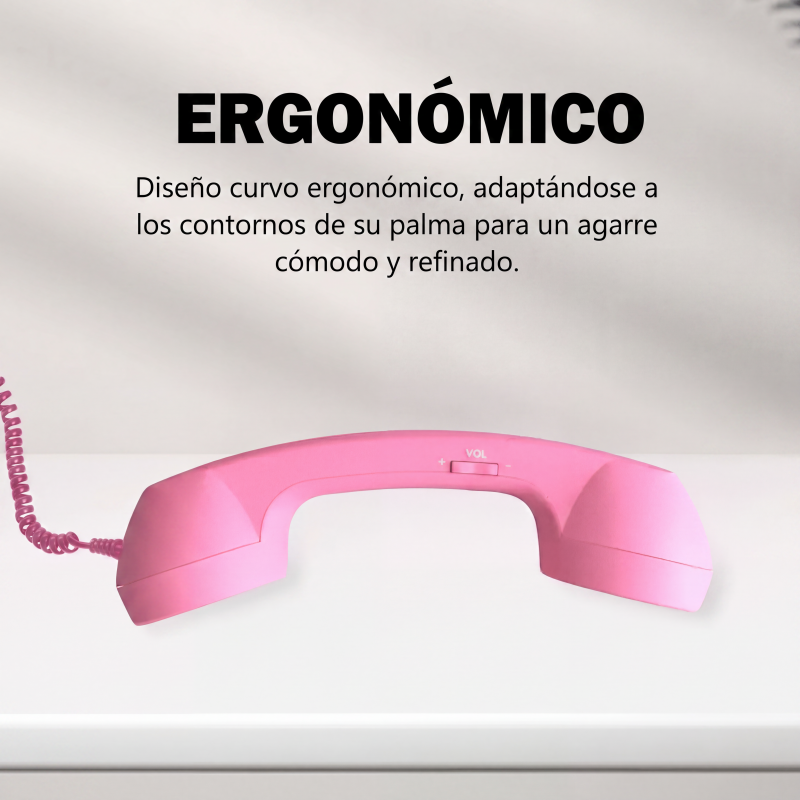 Oferta especial: 50% de descuento por tiempo limitado 🔥🎁Receptor de auricular de línea fija estilo teléfono retro