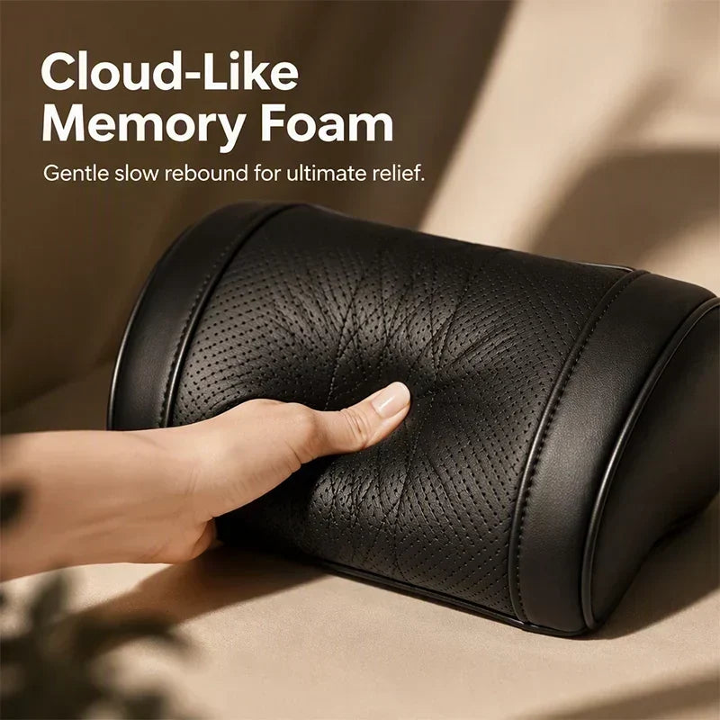 🏆 ¡OFERTA LIMITADA 50% DESCUENTO! 🚗 Juego de reposacabezas y soporte lumbar ergonómico para asientos de coche