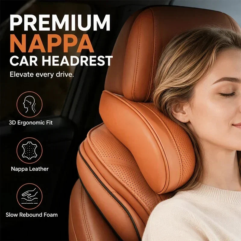 🏆 ¡OFERTA LIMITADA 50% DESCUENTO! 🚗 Juego de reposacabezas y soporte lumbar ergonómico para asientos de coche