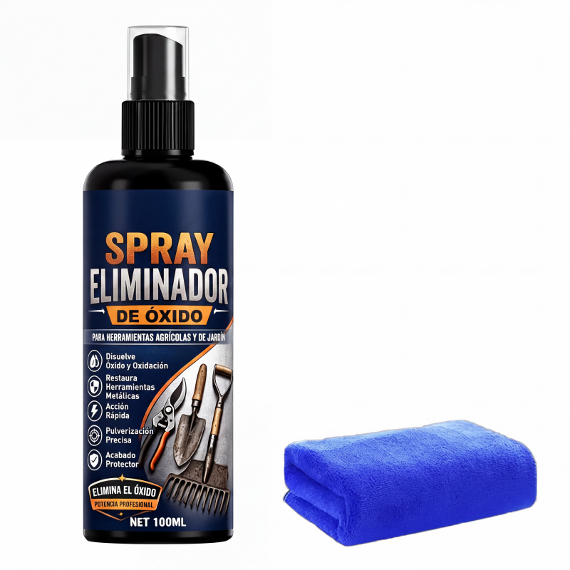 🔥Oferta Especial 50% de descuento🔥 Spray removedor de óxido para metal – Ayuda a disolver el óxido, 100ml, para hierro y acero 🔧