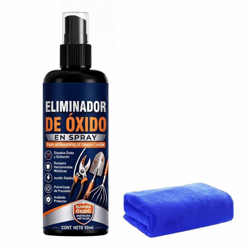 🔥Oferta Especial 50% de descuento🔥 Spray removedor de óxido para metal – Ayuda a disolver el óxido, 100ml, para hierro y acero 🔧