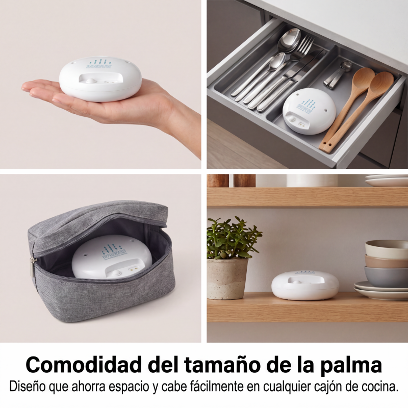 🔥Oferta Especial 50% DE DESCUENTO🔥 Lavador portátil ultrasónico de frutas y verduras - Recargable por USB, ayuda a limpiar los productos agrícolas, ideal para hogar y viajes 🥬