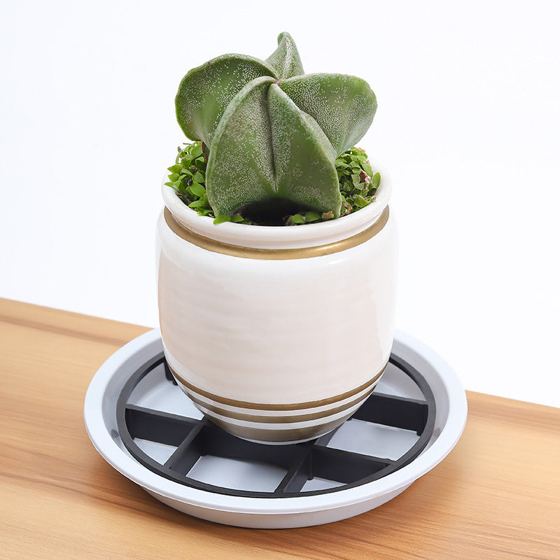 📢📢¡50 % DE DESCUENTO! ⏰Elevador de Macetas que Protege las Raíces – Eleva las Plantas, Mejora la Circulación de Aire y Mantiene los Suelos Limpios – Para Uso Interior y Exterior 🔥🏠