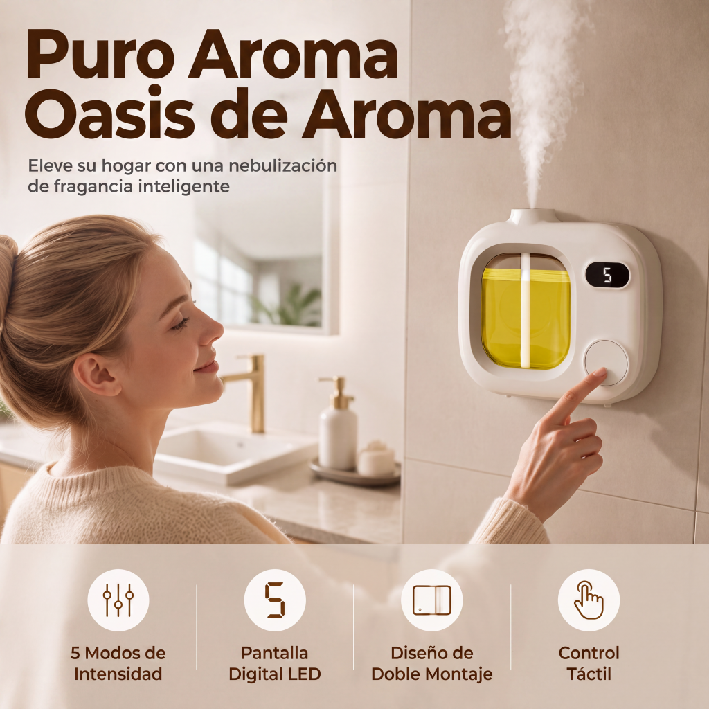 💗ÚLTIMO DÍA DE REBAJAS: 50% DE DESCUENTO⚡MÁS DE 50.000 UNIDADES VENDIDAS💕Difusor de aromas LED inteligente con control de niebla