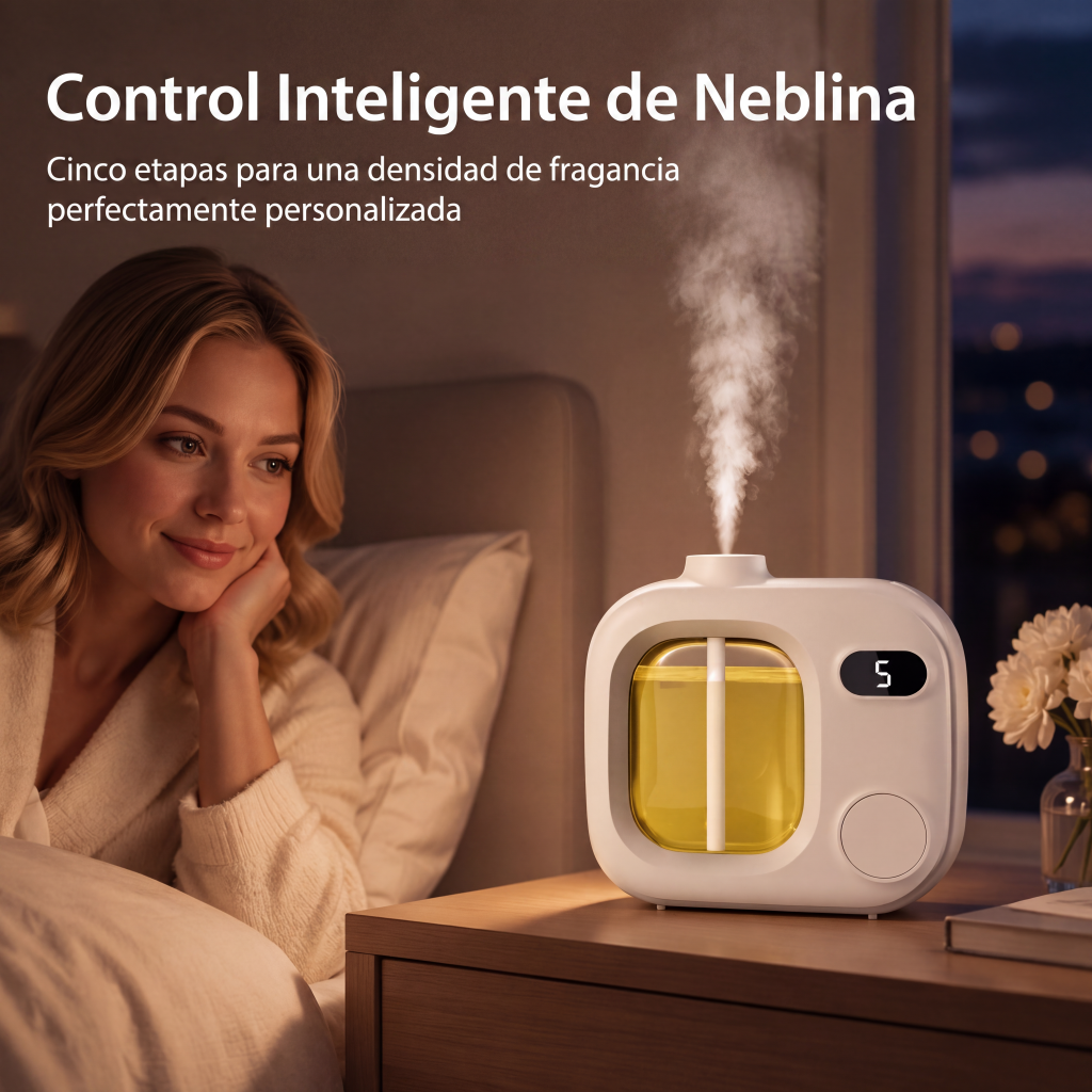 💗ÚLTIMO DÍA DE REBAJAS: 50% DE DESCUENTO⚡MÁS DE 50.000 UNIDADES VENDIDAS💕Difusor de aromas LED inteligente con control de niebla