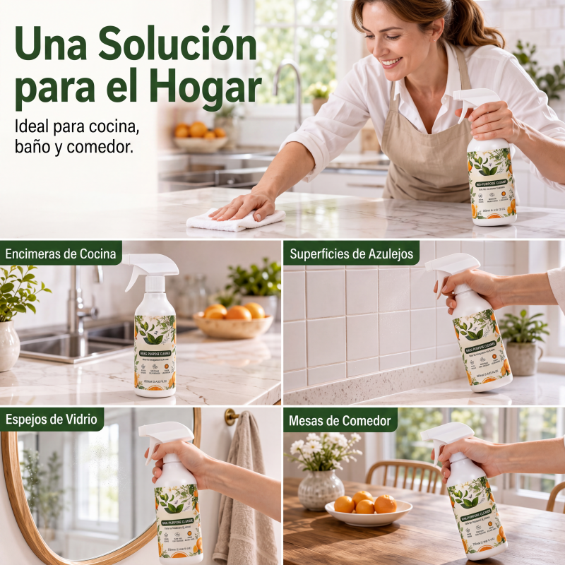 🧴🧽 Spray Desengrasante de Cocina Resistente – Potente Eliminador de Grasa para la Limpieza del Hogar