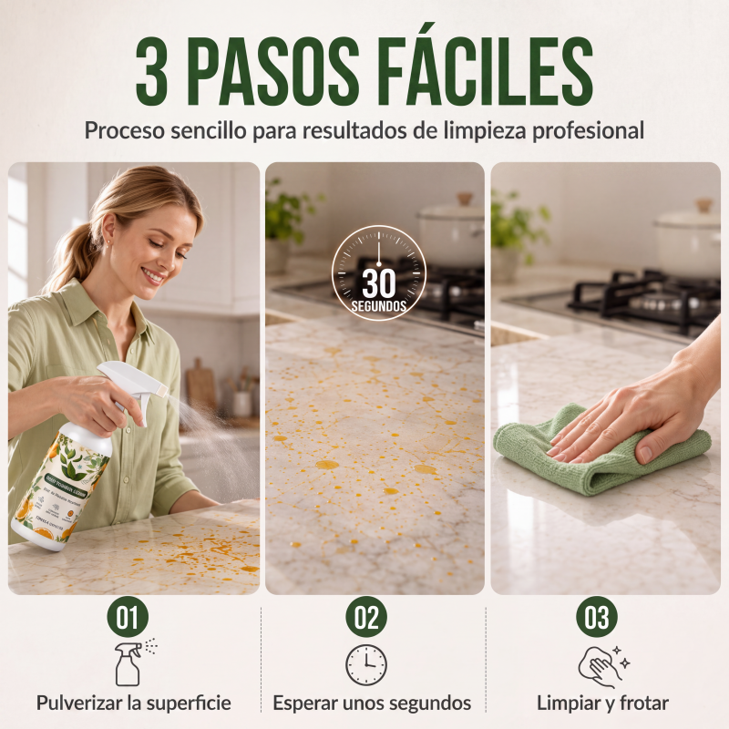 🧴🧽 Spray Desengrasante de Cocina Resistente – Potente Eliminador de Grasa para la Limpieza del Hogar
