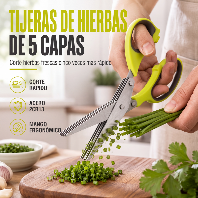 📢📢¡57% DE DESCUENTO! ⏰Tijeras de cocina de acero inoxidable multicapa
