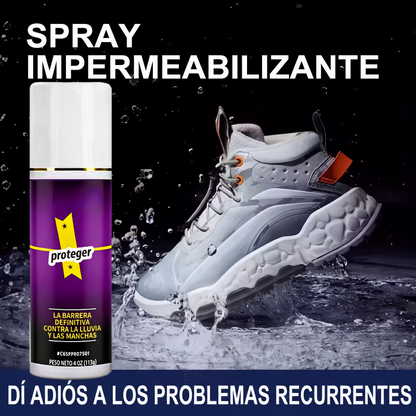 Aerosol impermeabilizante multifuncional para ropa y calzado