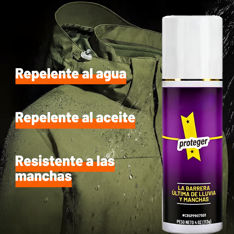 Aerosol impermeabilizante multifuncional para ropa y calzado