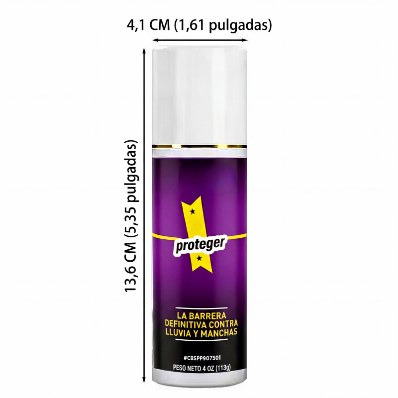 Aerosol impermeabilizante multifuncional para ropa y calzado