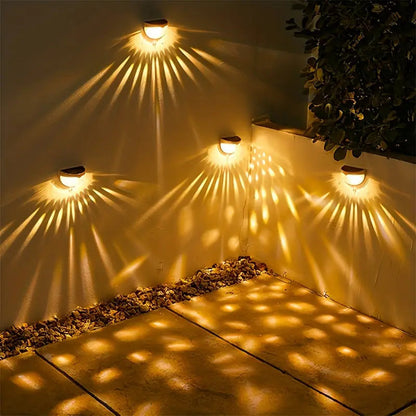 Luces solares decorativas resistentes al agua para vallas, uso exterior
