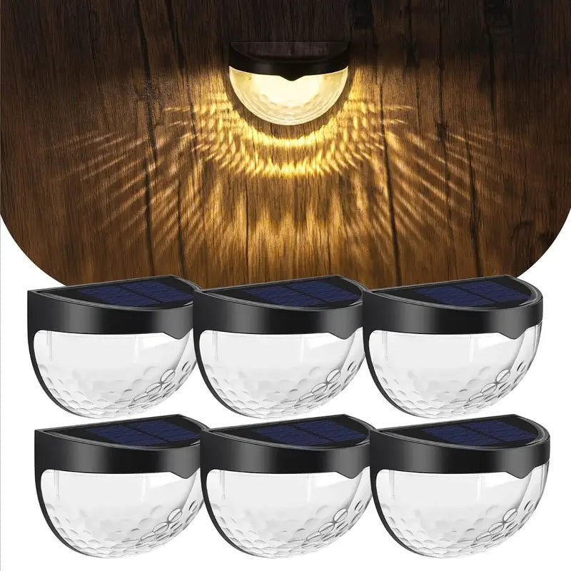 Luces solares decorativas resistentes al agua para vallas, uso exterior