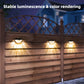 Luces solares decorativas resistentes al agua para vallas, uso exterior