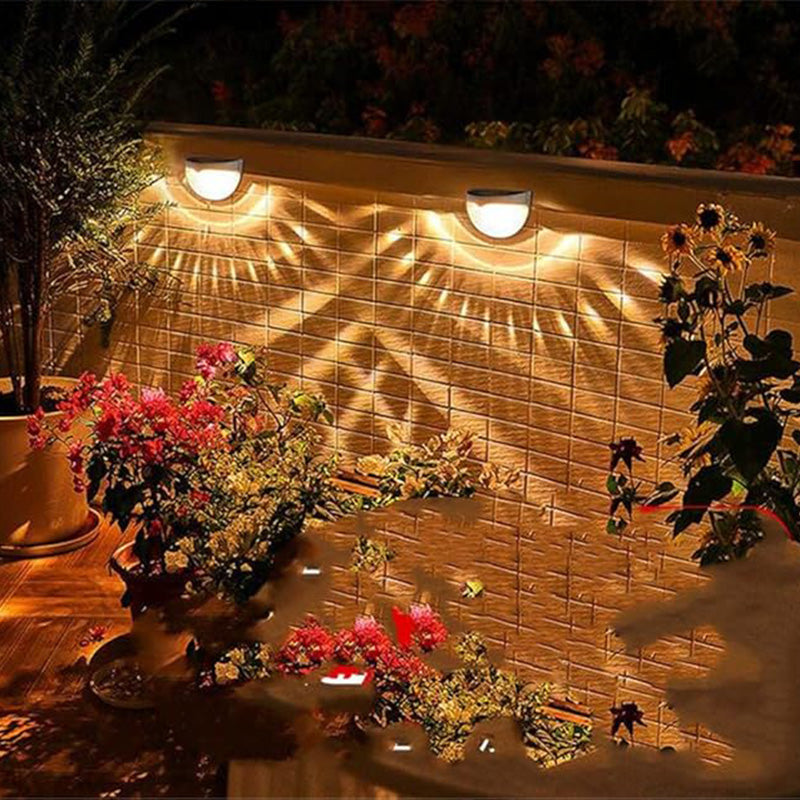 Luces solares decorativas resistentes al agua para vallas, uso exterior
