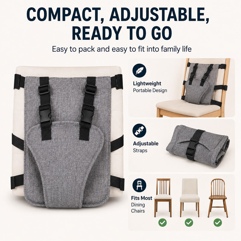 👶Arnés de seguridad portátil para silla alta de bebé