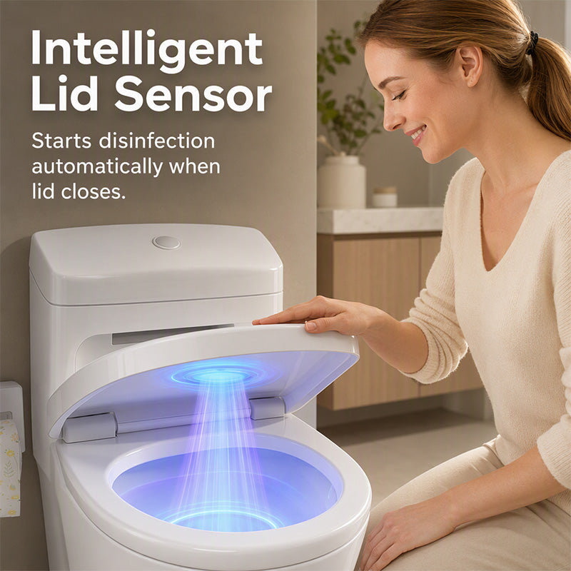 💡 ¡50% DE DESCUENTO! ¡Más de 50 MIL unidades vendidas! Esterilizador de inodoro UVC – sensor inteligente, diseño en forma de corazón, mantén el inodoro más fresco gracias a la luz UV 🚽✨