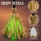 🧙 Escoba de bruja animada decoración de Halloween con luces y sonido