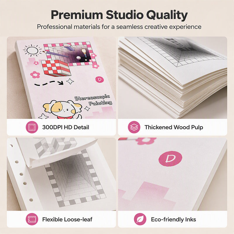 📢📢 ¡50% DE DESCUENTO!! ⏰ Libro de calco tridimensional 3D para niños con actividades de colorear y recortar papel
