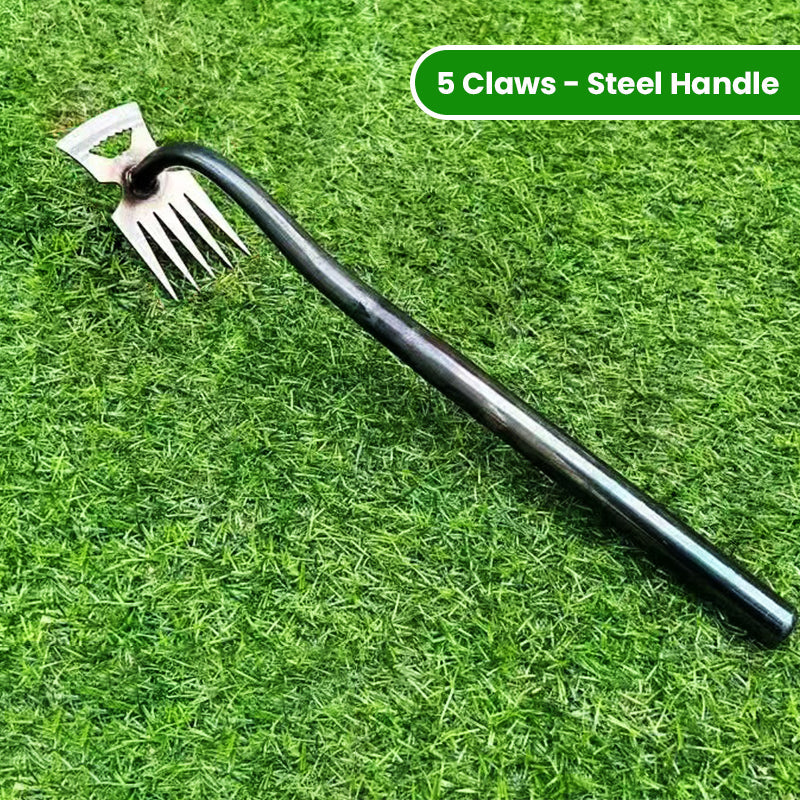 🌱 Herramienta manual para extraer malas hierbas, ideal para césped y jardín